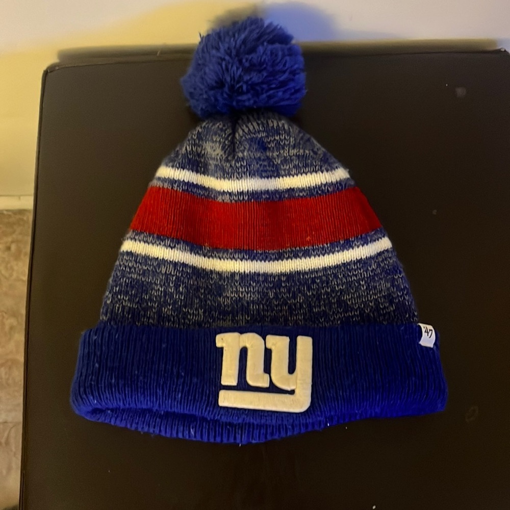 47’ New York Giants Cold Weather Pom Knit hat